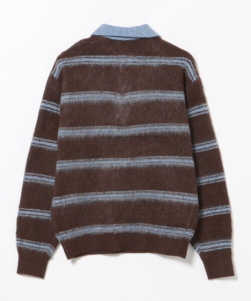 BEAMS HEART(ビームスハート)の「シャギー ニット ポロ(ニット/セーター・メンズ・ブラウン/チャコールグレー・SMALL/MEDIUM/LARGE)」の19枚目の写真