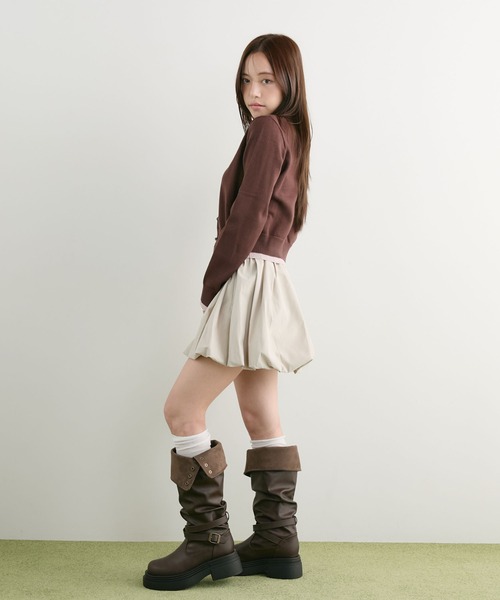 archives（アルシーヴ）の「クロスベルトブーツ（ブーツ・レディース・ブラウン/ブラック・LARGE/MEDIUM）」の11枚目の写真