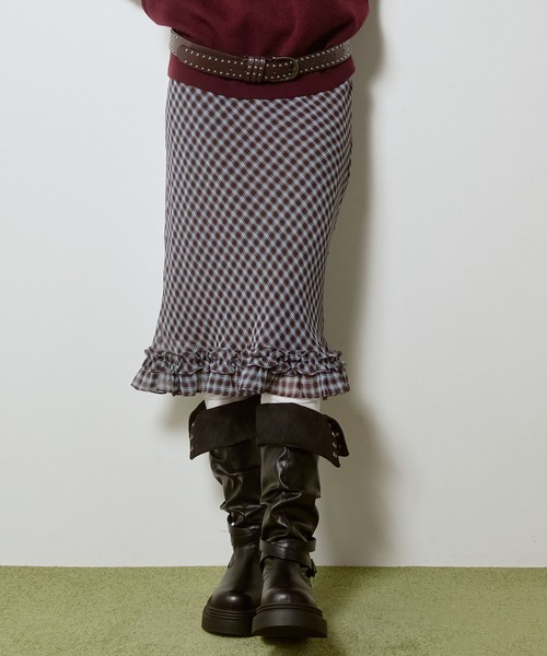 archives（アルシーヴ）の「クロスベルトブーツ（ブーツ・レディース・ブラウン/ブラック・LARGE/MEDIUM）」の5枚目の写真