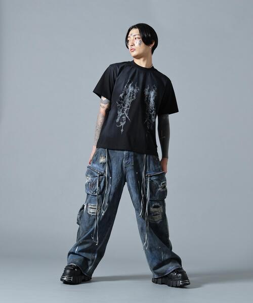 GARDEN TOKYO(ガーデントウキョウ)の「MAVYTH/メヴィス/PAINTED DEBIN CARGO PANTS(その他パンツ・メンズ・その他4・XL/M/L)」の3枚目の写真
