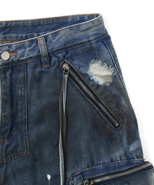 GARDEN TOKYO(ガーデントウキョウ)の「MAVYTH/メヴィス/PAINTED DEBIN CARGO PANTS(その他パンツ・メンズ・その他4・XL/M/L)」の8枚目の写真