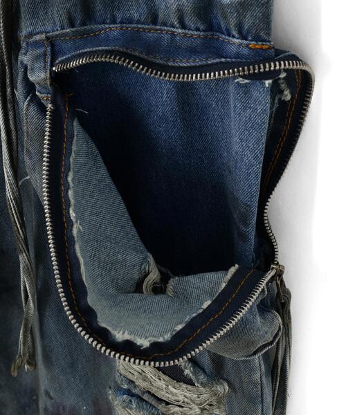 GARDEN TOKYO(ガーデントウキョウ)の「MAVYTH/メヴィス/PAINTED DEBIN CARGO PANTS(その他パンツ・メンズ・その他4・XL/M/L)」の10枚目の写真