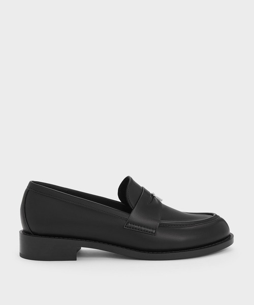 CHARLES & KEITH（チャールズ & キース）の「Griselda グリゼルダ ローファー（ローファー・レディース・ライトアッシュグレー/ブラウン系その他7/ブラック・24.5cm/23.5cm/23cm/22.5cm/25.5cm/25cm）」の2枚目の写真
