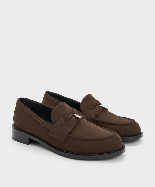 CHARLES & KEITH（チャールズ & キース）の「Griselda グリゼルダ ローファー（ローファー・レディース・ライトアッシュグレー/ブラウン系その他7/ブラック・24.5cm/23.5cm/23cm/22.5cm/25.5cm/25cm）」の12枚目の写真