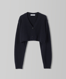 Josh Crop Cardigan_Dark navy