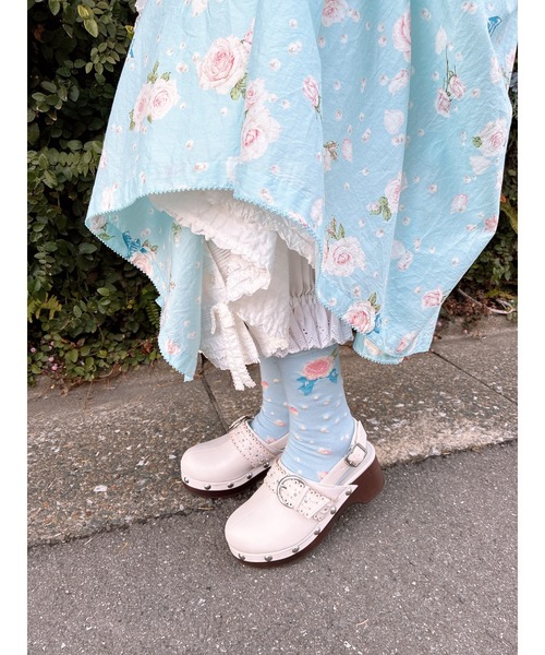 PINK HOUSE(ピンクハウス)の「カットワークベルト付きサボサンダル(サンダル・レディース・アイボリー/レッド/ブルー/ブラック・LARGE/MEDIUM/SMALL)」の14枚目の写真