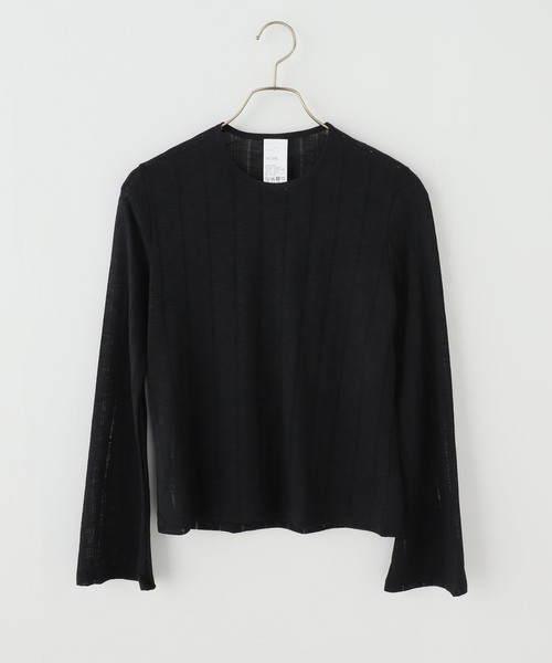 Only Hearts(オンリーハーツ)の「ONLY HEARTS オンリーハーツ belle sleeve T 46613(Tシャツ/カットソー・レディース・ブラック・FREE)」の8枚目の写真