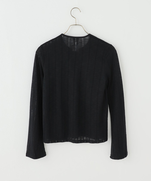 Only Hearts(オンリーハーツ)の「ONLY HEARTS オンリーハーツ belle sleeve T 46613(Tシャツ/カットソー・レディース・ブラック・FREE)」の9枚目の写真