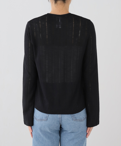 Only Hearts(オンリーハーツ)の「ONLY HEARTS オンリーハーツ belle sleeve T 46613(Tシャツ/カットソー・レディース・ブラック・FREE)」の16枚目の写真