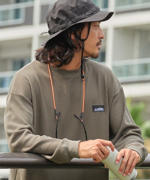別注 華夫格圓領寬版長袖T恤