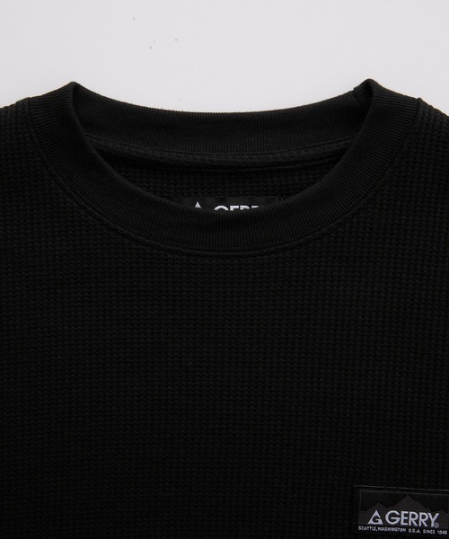 GERRY(ジェリー)の「<別注>GERRY / ジェリー ワッフル クルーネック ワイドシルエット 長袖Tシャツ/抗菌・防臭【THE CRAFT CREW PRODUCTS】(Tシャツ/カットソー・メンズ・オフホワイト/カーキ/グレイッシュベージュ/ダークネイビー/チャコール/ブラック・M/S/L)」の11枚目の写真
