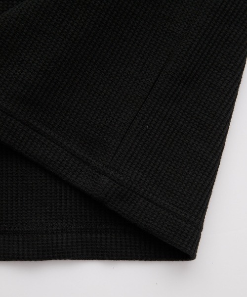 GERRY(ジェリー)の「<別注>GERRY / ジェリー ワッフル クルーネック ワイドシルエット 長袖Tシャツ/抗菌・防臭【THE CRAFT CREW PRODUCTS】(Tシャツ/カットソー・メンズ・オフホワイト/カーキ/グレイッシュベージュ/ダークネイビー/チャコール/ブラック・M/S/L)」の15枚目の写真