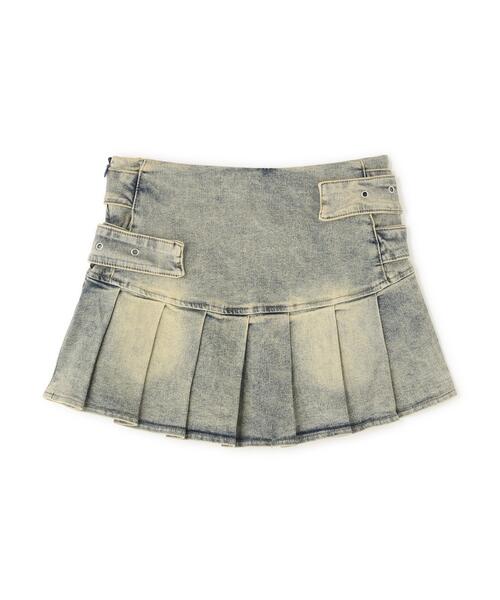 L.H.P(エルエイチピー)の「MAVYTH/メヴィス/W BELT DENIM MINI SKIRT(スカート・レディース・ブラック/ブルー系その他3・M/L)」の20枚目の写真