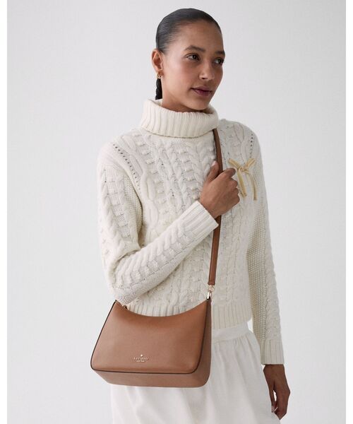 kate spade new york（ケイトスペード ニューヨーク）の「マルゴー ミディアム ショルダー バッグ（ショルダーバッグ・レディース・ブラウン・ONESIZE）」の2枚目の写真