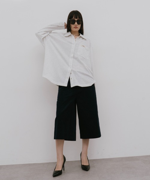 HANNE(アン)の「ローライズコーデュロイバミューダパンツ(その他パンツ・レディース・ネイビー/ベージュ・S/M)」の13枚目の写真