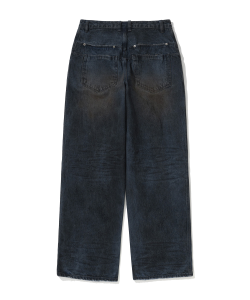 SIIIIDO(シド)の「BROCK DENIM JEANS(DIRTY WASHED)(デニムパンツ・メンズ・その他・1/3/2)」の3枚目の写真