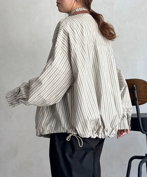 CPCM（シーピーシーエム）の「【WEB限定】アソート柄シャツジャケット（ブルゾン・レディース・ホワイト/ブラウン/オレンジ・FREE）」の22枚目の写真