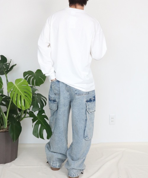 Ha-Li-C STORE(ハリックストア)の「【セサミストリート】フォトプリントロンT(Tシャツ/カットソー・メンズ・ピンク/チャコールグレー/ライトブルー/オフホワイト・LARGE/X-LARGE/MEDIUM)」の9枚目の写真