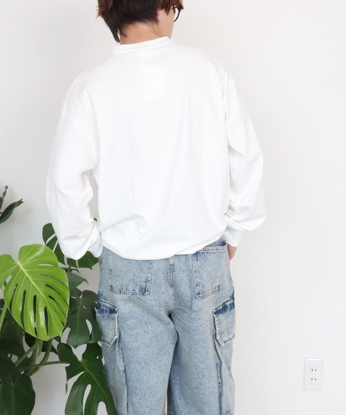 Ha-Li-C STORE(ハリックストア)の「【セサミストリート】フォトプリントロンT(Tシャツ/カットソー・メンズ・ピンク/チャコールグレー/ライトブルー/オフホワイト・LARGE/X-LARGE/MEDIUM)」の10枚目の写真
