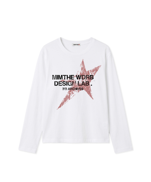 MIM the wardrobe(ミームザワードローブ)の「スタアーカイブロングスリーブ_ホワイト(Tシャツ/カットソー・レディース・その他・SMALL/LARGE)」の2枚目の写真