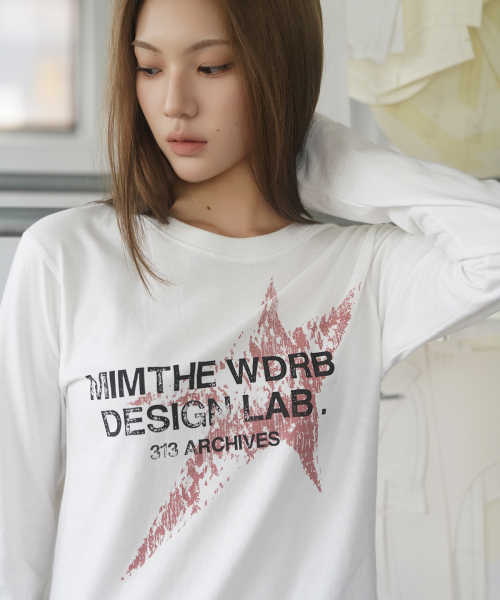 MIM the wardrobe(ミームザワードローブ)の「スタアーカイブロングスリーブ_ホワイト(Tシャツ/カットソー・レディース・その他・SMALL/LARGE)」の3枚目の写真