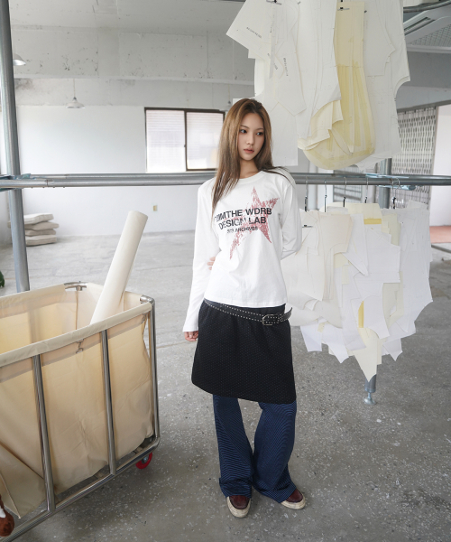 MIM the wardrobe(ミームザワードローブ)の「スタアーカイブロングスリーブ_ホワイト(Tシャツ/カットソー・レディース・その他・SMALL/LARGE)」の4枚目の写真