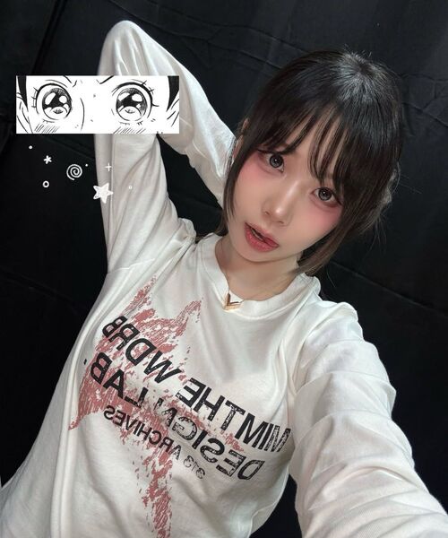 MIM the wardrobe(ミームザワードローブ)の「スタアーカイブロングスリーブ_ホワイト(Tシャツ/カットソー・レディース・その他・SMALL/LARGE)」の7枚目の写真