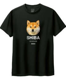 Moftique | Moftique(モフティック) 半袖Tシャツ 柴犬 犬 アニマル プリント 5.6オンス トップス カットソー メンズ ユニセックス(Tシャツ/カットソー)