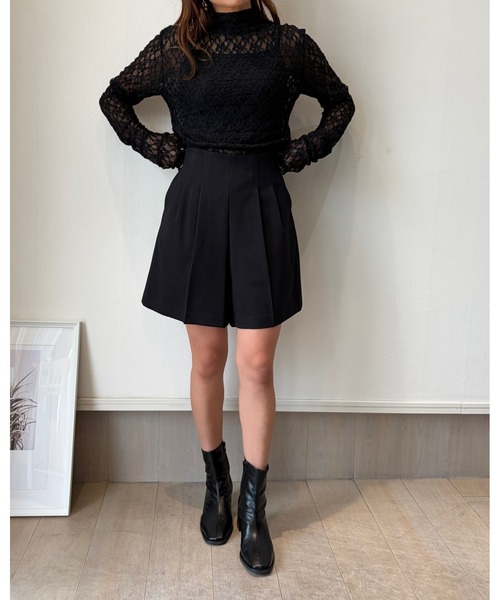 SETiA(セチア)の「イージーショートパンツ(スラックス・レディース・チャコールグレー/ブラック/ライトベージュ・SMALL/MEDIUM)」の6枚目の写真