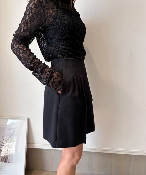 SETiA(セチア)の「イージーショートパンツ(スラックス・レディース・チャコールグレー/ブラック/ライトベージュ・SMALL/MEDIUM)」の5枚目の写真