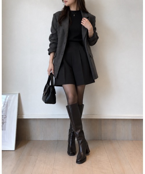SETiA(セチア)の「イージーショートパンツ(スラックス・レディース・チャコールグレー/ブラック/ライトベージュ・SMALL/MEDIUM)」の22枚目の写真