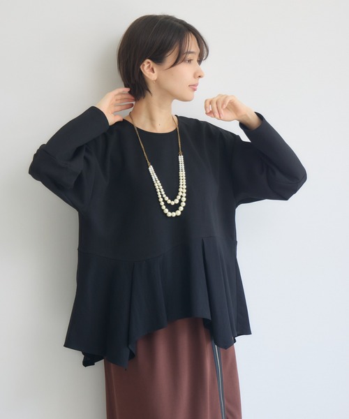 KATHARINE ROSS（キャサリンロス）の「ビショップクイーンembプルオーバー（Tシャツ/カットソー・レディース・ブラック/アイボリー・FREE）」の9枚目の写真