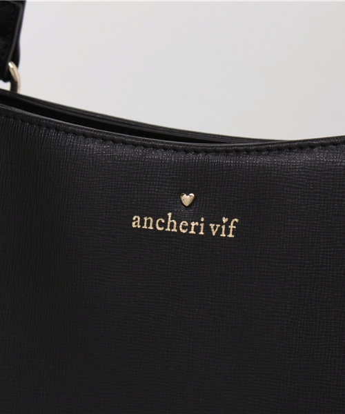 ancheri vif（アンシェリヴィフ ）の「【ancheri vif/アンシェリ ヴィフ】トートバッグ（トートバッグ・レディース・ピンク/ホワイト/ブラック/グレー/ネイビー/モカ/ベビーピンク・FREE）」の11枚目の写真