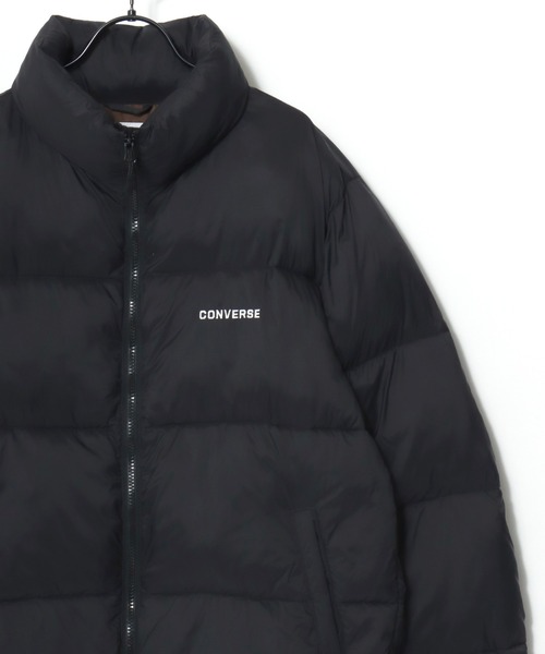 CONVERSE(コンバース)の「CONVERSE/コンバース Lightweight Puffer Jacket/軽量 撥水 吸湿発熱 オーバーサイズ 中綿 パファージャケット/エコダウンジャケット/レディース メンズ(ダウンジャケット/コート・メンズ・ブラウン/ブラック/グレイッシュブルー/セージグリーン・M/L/LL)」の1枚目の写真
