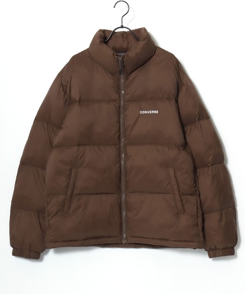 CONVERSE(コンバース)の「CONVERSE/コンバース Lightweight Puffer Jacket/軽量 撥水 吸湿発熱 オーバーサイズ 中綿 パファージャケット/エコダウンジャケット/レディース メンズ(ダウンジャケット/コート・メンズ・ブラウン/ブラック/グレイッシュブルー/セージグリーン・M/L/LL)」の7枚目の写真