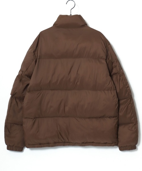 CONVERSE(コンバース)の「CONVERSE/コンバース Lightweight Puffer Jacket/軽量 撥水 吸湿発熱 オーバーサイズ 中綿 パファージャケット/エコダウンジャケット/レディース メンズ(ダウンジャケット/コート・メンズ・ブラウン/ブラック/グレイッシュブルー/セージグリーン・M/L/LL)」の8枚目の写真