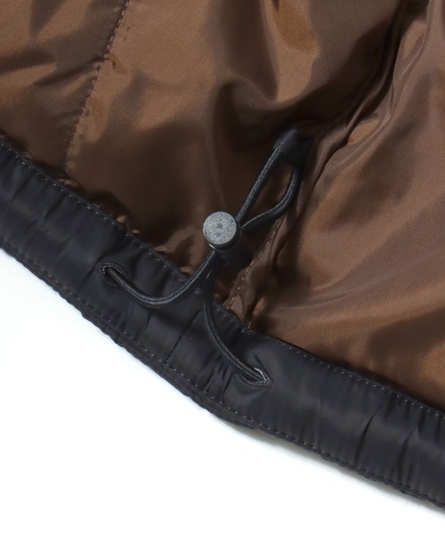 CONVERSE(コンバース)の「CONVERSE/コンバース Lightweight Puffer Jacket/軽量 撥水 吸湿発熱 オーバーサイズ 中綿 パファージャケット/エコダウンジャケット/レディース メンズ(ダウンジャケット/コート・メンズ・ブラウン/ブラック/グレイッシュブルー/セージグリーン・M/L/LL)」の18枚目の写真