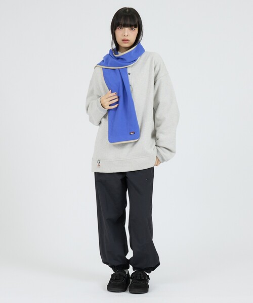 NANGA(ナンガ)の「【NANGA / ナンガ】フリースマフラー / AIR WARM FLEECE MUFFLER / N2630-3E078A(マフラー・メンズ・ブルー/ブラック・フリー)」の19枚目の写真