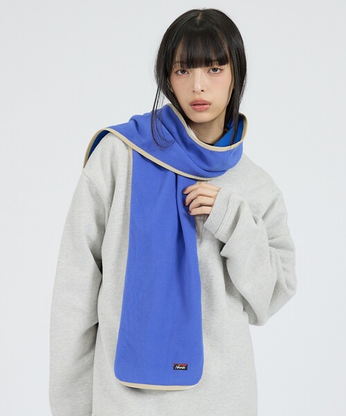 NANGA(ナンガ)の「【NANGA / ナンガ】フリースマフラー / AIR WARM FLEECE MUFFLER / N2630-3E078A(マフラー・メンズ・ブルー/ブラック・フリー)」の16枚目の写真
