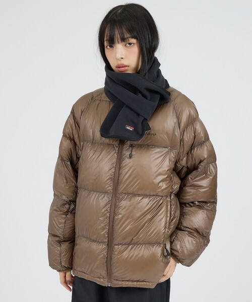 NANGA(ナンガ)の「【NANGA / ナンガ】フリースマフラー / AIR WARM FLEECE MUFFLER / N2630-3E078A(マフラー・メンズ・ブルー/ブラック・フリー)」の8枚目の写真