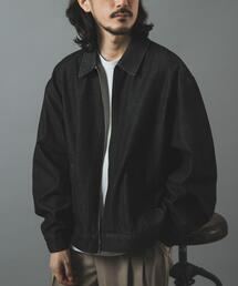 Denim Zip Up Blouson