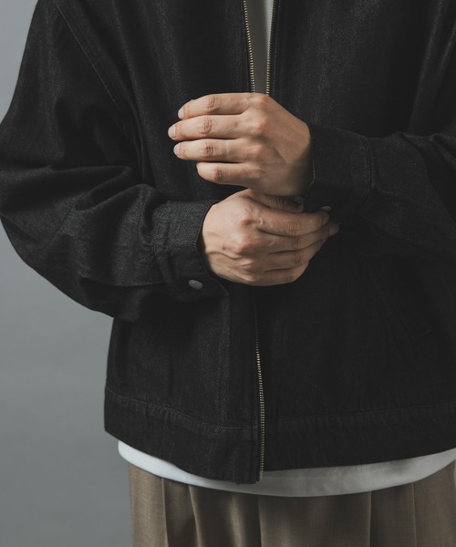 ITEMS URBANRESEARCH(アイテムズ アーバンリサーチ)の「Denim Zip Up Blouson(ブルゾン・メンズ・ネイビー/ブルー系その他/ブラック・LARGE/MEDIUM)」の15枚目の写真