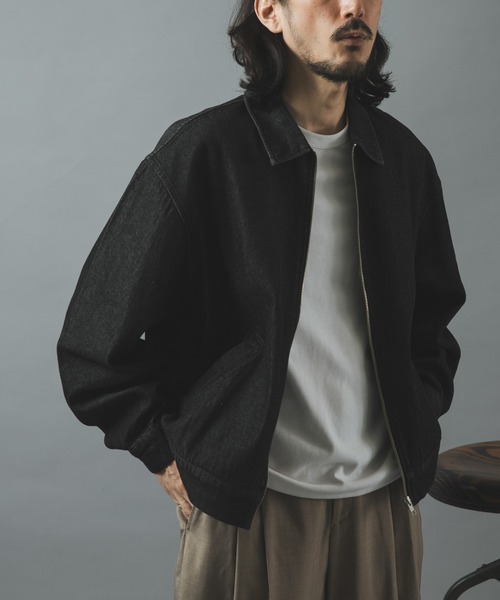 ITEMS URBANRESEARCH(アイテムズ アーバンリサーチ)の「Denim Zip Up Blouson(ブルゾン・メンズ・ネイビー/ブルー系その他/ブラック・LARGE/MEDIUM)」の19枚目の写真