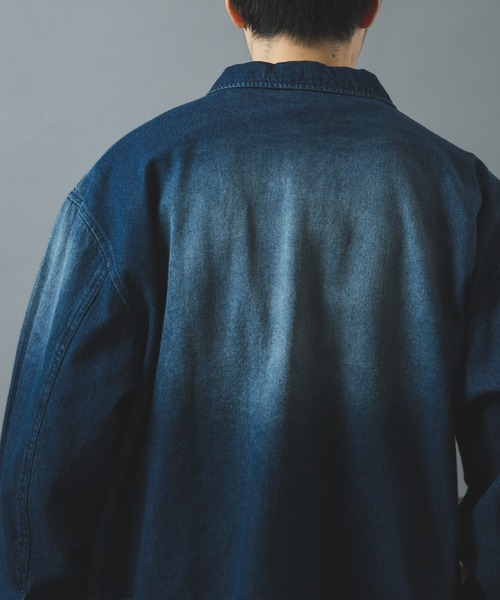 ITEMS URBANRESEARCH(アイテムズ アーバンリサーチ)の「Denim Zip Up Blouson(ブルゾン・メンズ・ネイビー/ブルー系その他/ブラック・LARGE/MEDIUM)」の11枚目の写真