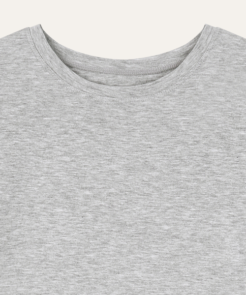 AUBER(オーベル)の「Organic Short Sleeve - Gray(Tシャツ/カットソー・レディース・グレー・1/2)」の3枚目の写真