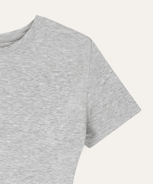 AUBER(オーベル)の「Organic Short Sleeve - Gray(Tシャツ/カットソー・レディース・グレー・1/2)」の4枚目の写真