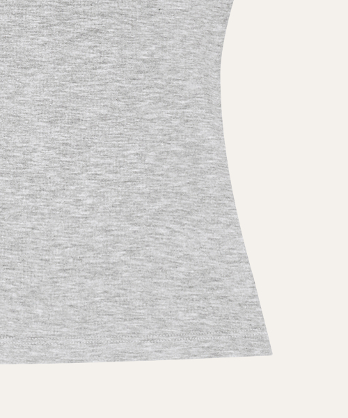 AUBER(オーベル)の「Organic Short Sleeve - Gray(Tシャツ/カットソー・レディース・グレー・1/2)」の5枚目の写真