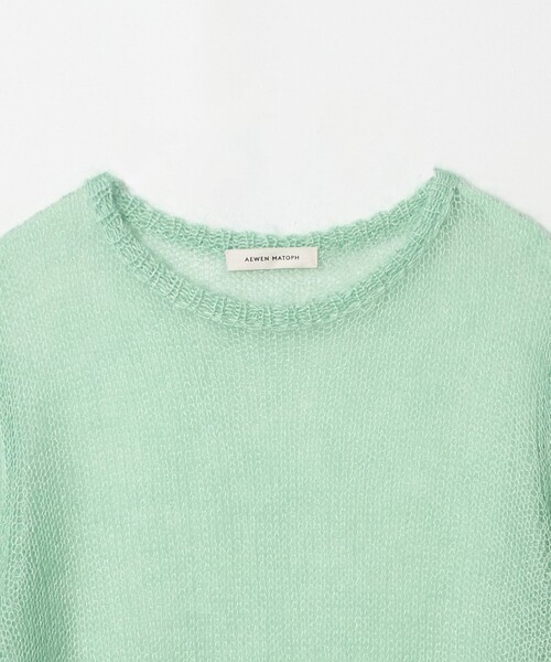AEWEN MATOPH(イウエン マトフ)の「<AEWEN MATOPH>モヘヤ プルオーバー ニット(ニット/セーター・レディース・オフホワイト/ライム/ブラック・FREE)」の21枚目の写真