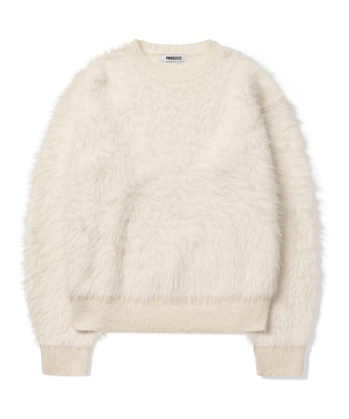 PHOS333(フォースサンサンサン)の「M ヘアリーニットセーター / アイボリー(ニット/セーター・メンズ・その他・LARGE)」の4枚目の写真