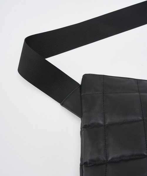 ADAM PATEK(アダムパテック)の「【ADAMPATEK/アダムパテック】 w/r leather quilting medium shoulder bag キルティングショルダーバッグ(ショルダーバッグ・レディース・ブラック・FREE)」の11枚目の写真